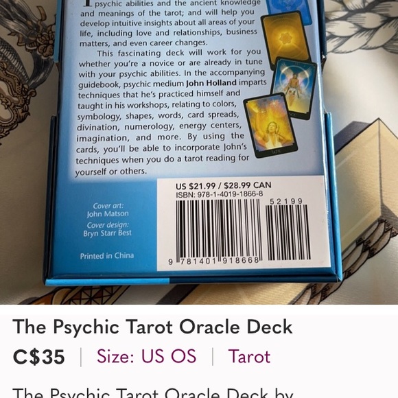 The Psychic Tarot oracle deck, John Holland - Picture 13 of 13
